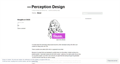 Desktop Screenshot of perceptiondesign.wordpress.com