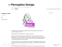 Tablet Screenshot of perceptiondesign.wordpress.com