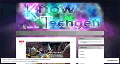 Desktop Screenshot of knowtechgen.wordpress.com