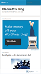 Mobile Screenshot of cleona11.wordpress.com