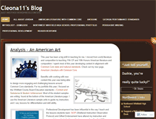 Tablet Screenshot of cleona11.wordpress.com