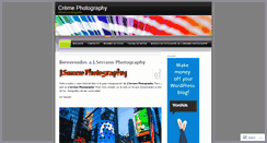 Desktop Screenshot of cremephotography.wordpress.com