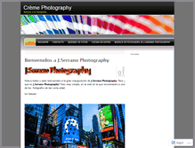 Tablet Screenshot of cremephotography.wordpress.com
