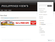 Tablet Screenshot of philippinesview.wordpress.com