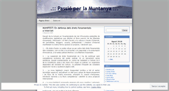 Desktop Screenshot of muntanya.wordpress.com