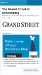 Mobile Screenshot of grandstreetofsonnenberg.wordpress.com