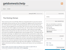 Tablet Screenshot of getdomestichelp.wordpress.com