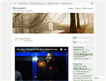 Tablet Screenshot of blackoutdance.wordpress.com