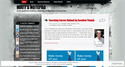 Desktop Screenshot of mattcbr.wordpress.com