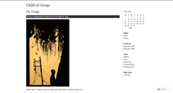 Desktop Screenshot of childofganga.wordpress.com