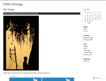 Tablet Screenshot of childofganga.wordpress.com