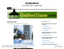 Tablet Screenshot of graftonnews.wordpress.com