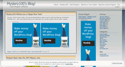 Desktop Screenshot of mystery100.wordpress.com