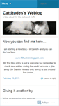 Mobile Screenshot of cattitudes.wordpress.com