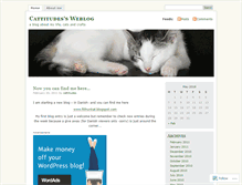 Tablet Screenshot of cattitudes.wordpress.com