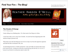 Tablet Screenshot of findyourfire.wordpress.com