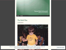 Tablet Screenshot of naturalbirthrebranded.wordpress.com
