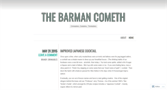 Desktop Screenshot of barmancometh.wordpress.com