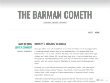 Tablet Screenshot of barmancometh.wordpress.com