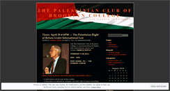 Desktop Screenshot of palestinianclubbc.wordpress.com
