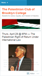 Mobile Screenshot of palestinianclubbc.wordpress.com