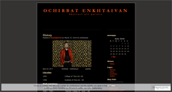 Desktop Screenshot of enkhtaivan.wordpress.com