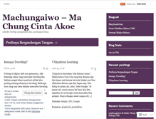 Tablet Screenshot of machungaiwo.wordpress.com