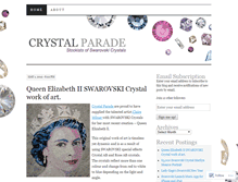 Tablet Screenshot of crystalparade.wordpress.com