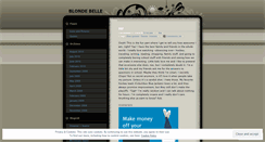 Desktop Screenshot of blondie61.wordpress.com