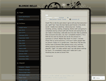 Tablet Screenshot of blondie61.wordpress.com