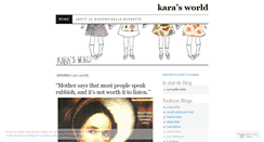 Desktop Screenshot of karahh.wordpress.com