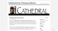 Desktop Screenshot of cathedralschools.wordpress.com