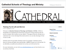 Tablet Screenshot of cathedralschools.wordpress.com