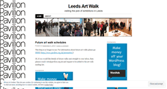 Desktop Screenshot of leedsartwalk.wordpress.com