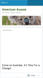 Mobile Screenshot of americanaussie.wordpress.com