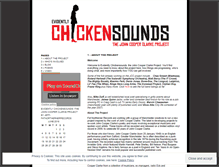 Tablet Screenshot of evidentlychickensounds.wordpress.com
