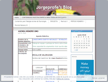 Tablet Screenshot of jorgeprofe.wordpress.com
