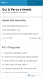 Mobile Screenshot of feraseherois.wordpress.com