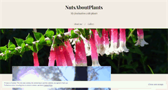 Desktop Screenshot of nutsaboutplants.wordpress.com