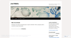 Desktop Screenshot of joelwallis1.wordpress.com