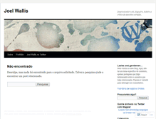 Tablet Screenshot of joelwallis1.wordpress.com