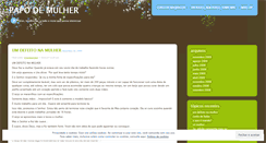 Desktop Screenshot of papodemulher.wordpress.com