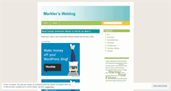 Desktop Screenshot of markler.wordpress.com