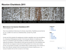 Tablet Screenshot of charlebois2011.wordpress.com