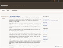 Tablet Screenshot of ademab.wordpress.com