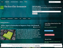 Tablet Screenshot of ecochiceconomist.wordpress.com