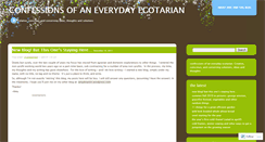 Desktop Screenshot of amyecotarian.wordpress.com