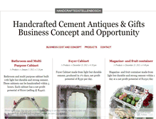 Tablet Screenshot of handcraftedstellenbosch.wordpress.com