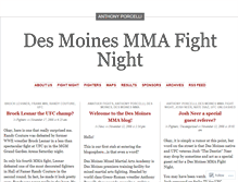 Tablet Screenshot of desmoinesmmafightnight.wordpress.com