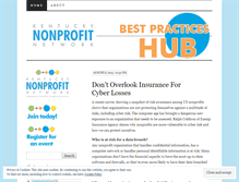 Tablet Screenshot of kybestpracticeshub.wordpress.com